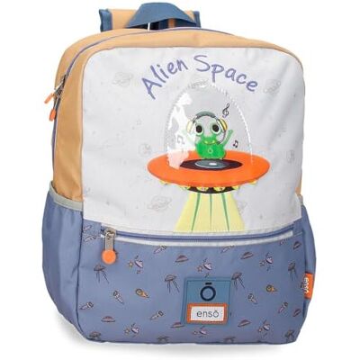 Enso Alien Space Sac à dos décontracté Beige 27 x 33 x 11 cm Polyester - Publicité Enso Alien Space Sac à dos décontracté Beige 27 x 33 x 11 cm Polyester - Publicité
