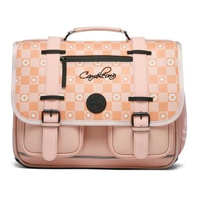 Cameleon Cartable scolaire Rose 38cm Vintage North avec 2 compartiments Idéal pour l'école primaire et la rentrée scolaire en CP, CE1 et CE2 pour fille et garçon - Publicité Cameleon Cartable scolaire Rose 38cm Vintage North avec 2 compartiments Idéal pour l'école primaire et la rentrée scolaire en CP, CE1 et CE2 pour fille et garçon - Publicité
