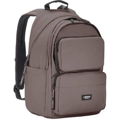 LARKSON Sac à Dos Fille & Garçon Marron No 3 Advanced Sac Ordinateur 16" pour Collège, Sport & Voyage Grand Sac à Dos de Loisirs pour Hommes & Femmes En PET Imperméable - Publicité LARKSON Sac à Dos Fille & Garçon Marron No 3 Advanced Sac Ordinateur 16" pour Collège, Sport & Voyage Grand Sac à Dos de Loisirs pour Hommes & Femmes En PET Imperméable - Publicité