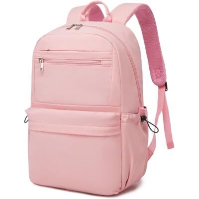 Kono Sac à Dos Scolaire Grande Capacité Léger Multi-Poches, Rose Format A4, Ordinateur 15,6", Bretelles Respirantes et Tissu Déperlant pour Collège Lycée Université Travail Quotidien - Publicité Kono Sac à Dos Scolaire Grande Capacité Léger Multi-Poches, Rose Format A4, Ordinateur 15,6", Bretelles Respirantes et Tissu Déperlant pour Collège Lycée Université Travail Quotidien - Publicité