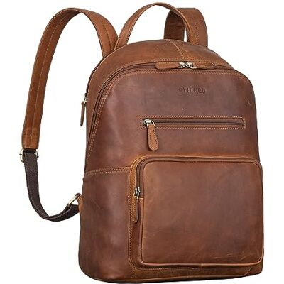 STILORD Sac à Dos Jour Cuir Femmes et Hommes Sac à Dos ordi 10,1 Pouces Sac à Dos étudiants Sac à Dos Ville Hommes Couleur:Cognac Marron - Publicité STILORD Sac à Dos Jour Cuir Femmes et Hommes Sac à Dos ordi 10,1 Pouces Sac à Dos étudiants Sac à Dos Ville Hommes Couleur:Cognac Marron - Publicité