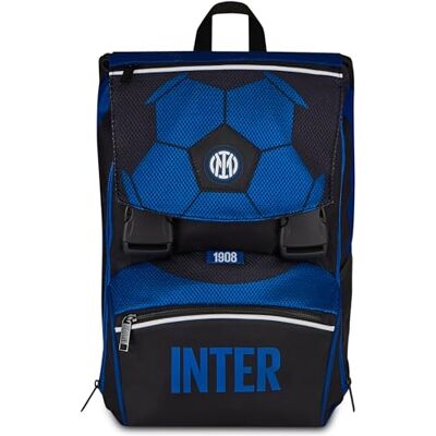 Seven Inter Sac à Dos Extensible, Double Compartiment, Bleu, 24 l, Fermeture éclair latérale, Poche Avant, Poche latérale Porte-Bouteille, école Primaire et secondaire, Enfant, garçon, Football - Publicité Seven Inter Sac à Dos Extensible, Double Compartiment, Bleu, 24 l, Fermeture éclair latérale, Poche Avant, Poche latérale Porte-Bouteille, école Primaire et secondaire, Enfant, garçon, Football - Publicité
