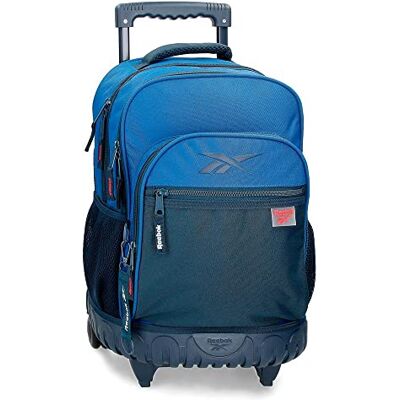 Reebok Atlantic Compact Sac à dos 2 Roues Bleu 32x43x21 cms Polyester 28,9L - Publicité Reebok Atlantic Compact Sac à dos 2 Roues Bleu 32x43x21 cms Polyester 28,9L - Publicité