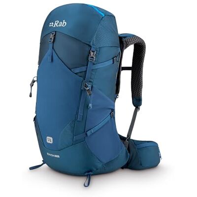 Rab Exion Sac à dos 38 litres – Sac à dos confortable pour randonnée, trekking et randonnée, Bleu tempête, M/L - Publicité Rab Exion Sac à dos 38 litres – Sac à dos confortable pour randonnée, trekking et randonnée, Bleu tempête, M/L - Publicité