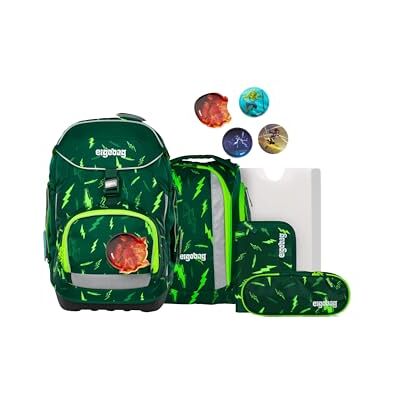 ergobag Pack Set Sac à Dos Scolaire Ergonomique Flexible, 6 pièces, pour la première Classe de l'école Primaire Beartastic Vert - Publicité ergobag Pack Set Sac à Dos Scolaire Ergonomique Flexible, 6 pièces, pour la première Classe de l'école Primaire Beartastic Vert - Publicité