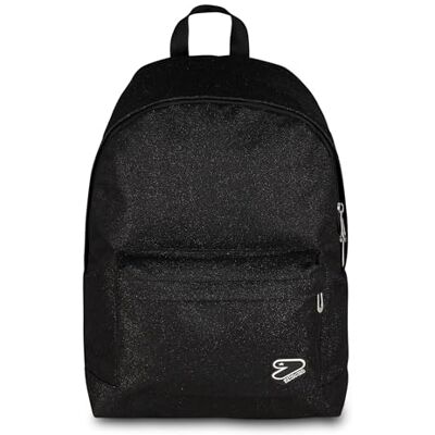Seven Sac à dos mono compartiment américain brillant, noir, effet brillant, poche avant, école moyenne et supérieure, fille - Publicité Seven Sac à dos mono compartiment américain brillant, noir, effet brillant, poche avant, école moyenne et supérieure, fille - Publicité