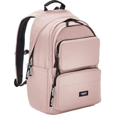 LARKSON Sac à Dos Fille & Garçon Rose No 3 Advanced Sac Ordinateur 16" pour Collège, Sport & Voyage Grand Sac à Dos de Loisirs pour Hommes & Femmes En PET Imperméable - Publicité LARKSON Sac à Dos Fille & Garçon Rose No 3 Advanced Sac Ordinateur 16" pour Collège, Sport & Voyage Grand Sac à Dos de Loisirs pour Hommes & Femmes En PET Imperméable - Publicité