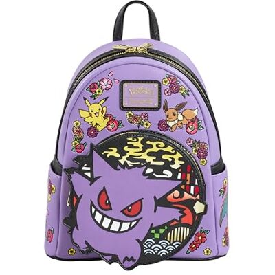 Funko Loungefly Pokemon Gengar Embroidered Mini Backpack - Publicité Funko Loungefly Pokemon Gengar Embroidered Mini Backpack - Publicité
