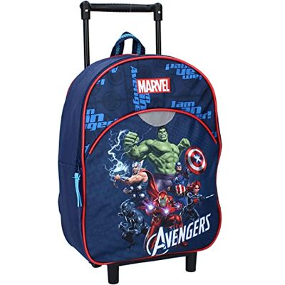 Marvel Trolley backpack Avengers Sweet Repeat Navy One - Publicité Marvel Trolley backpack Avengers Sweet Repeat Navy One - Publicité