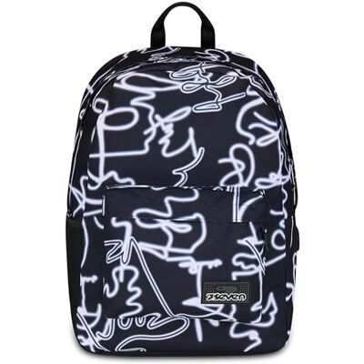 Seven Ischoolpack Sac à dos d'écolier unisexe pour enfant, Noir, Taille unique, Décontracté - Publicité Seven Ischoolpack Sac à dos d'écolier unisexe pour enfant, Noir, Taille unique, Décontracté - Publicité