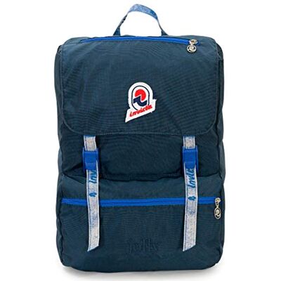 Invicta Sac à Dos, Jolly Vintage Sac à Dos, Sac à Dos Décontracté, pour Le Bureau, Escapade, pour L'École, Le Sport, Les Loisirs, Pochette pour Ordinateur Portable 13'', Design Italien, Bleu - Publicité Invicta Sac à Dos, Jolly Vintage Sac à Dos, Sac à Dos Décontracté, pour Le Bureau, Escapade, pour L'École, Le Sport, Les Loisirs, Pochette pour Ordinateur Portable 13'', Design Italien, Bleu - Publicité