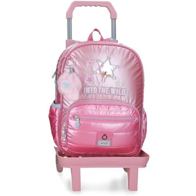 Enso Into The Wild Sac à Dos Scolaire avec Chariot Rose 30x38x12 cm Polyester - Publicité Enso Into The Wild Sac à Dos Scolaire avec Chariot Rose 30x38x12 cm Polyester - Publicité