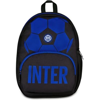 Seven Petit sac à dos Inter bleu, 14 l, sac à dos monocompartiment, poche avant, poche latérale porte-bouteille, école, maternelle, loisirs, enfants, garçons et adultes, football, produit officiel - Publicité Seven Petit sac à dos Inter bleu, 14 l, sac à dos monocompartiment, poche avant, poche latérale porte-bouteille, école, maternelle, loisirs, enfants, garçons et adultes, football, produit officiel - Publicité