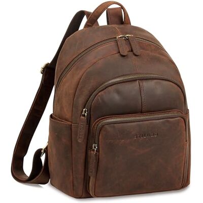 STILORD Sac à Dos en Cuir pour Femme Sac à Dos élégant Leger en Cuir véritable Voyage Sac à Dos Vintage spacieuxs Sac à Dos de Jour Anti-Vol pour Femmes Couleur:maraska Marron - Publicité STILORD Sac à Dos en Cuir pour Femme Sac à Dos élégant Leger en Cuir véritable Voyage Sac à Dos Vintage spacieuxs Sac à Dos de Jour Anti-Vol pour Femmes Couleur:maraska Marron - Publicité