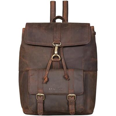 STILORD 'Kacey' Sac à Dos Vintage Femme Cuir pour Ordinateur Portable 13,3 Pouces Casual Backpack idéal comme Sac Travail Sac Universitaire Cartable, Couleur:colorado marron - Publicité STILORD 'Kacey' Sac à Dos Vintage Femme Cuir pour Ordinateur Portable 13,3 Pouces Casual Backpack idéal comme Sac Travail Sac Universitaire Cartable, Couleur:colorado marron - Publicité