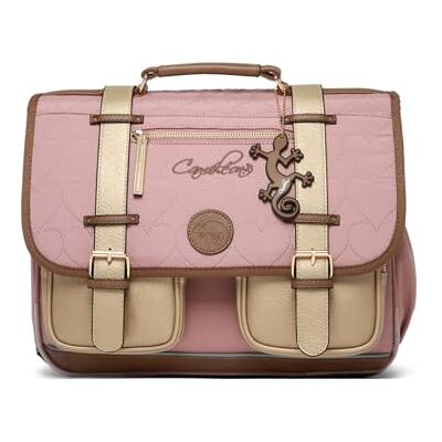 Cameleon Cartable scolaire Marron 38cm Vintage Fantasy avec 2 compartiments Idéal pour l'école primaire et la rentrée scolaire en CP, CE1 et CE2 pour fille et garçon - Publicité Cameleon Cartable scolaire Marron 38cm Vintage Fantasy avec 2 compartiments Idéal pour l'école primaire et la rentrée scolaire en CP, CE1 et CE2 pour fille et garçon - Publicité