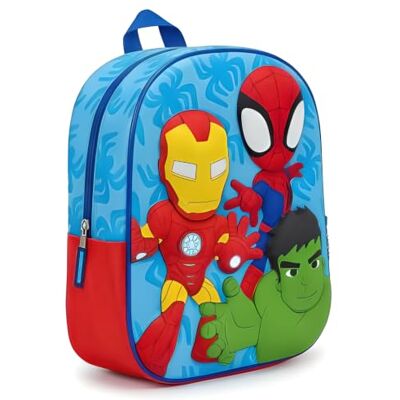 Marvel Spidey et ses Amis Extraordinaires Sac à Dos 3D EVA pour Enfants Sac à Dos Scolaire avec Coque Rigide Frontale Sac Léger pour la Maternelle Sac à Dos de Voyage avec Bretelles Réglables - Publicité Marvel Spidey et ses Amis Extraordinaires Sac à Dos 3D EVA pour Enfants Sac à Dos Scolaire avec Coque Rigide Frontale Sac Léger pour la Maternelle Sac à Dos de Voyage avec Bretelles Réglables - Publicité