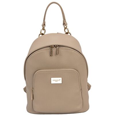 David Jones Petit Sac à Dos Femme Sac à Main Porté Epaule Fille Cuir PU Mini Cartable Ville Poignée Poche Fermeture Eclair Zip Fashion Backpack Mode Jeune Tendance Chic Designer Beige Taupe - Publicité David Jones Petit Sac à Dos Femme Sac à Main Porté Epaule Fille Cuir PU Mini Cartable Ville Poignée Poche Fermeture Eclair Zip Fashion Backpack Mode Jeune Tendance Chic Designer Beige Taupe - Publicité