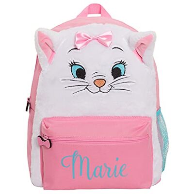 Sac à dos en peluche Disney Aristocats Marie pour filles - Sac d'école - Publicité Sac à dos en peluche Disney Aristocats Marie pour filles - Sac d'école - Publicité