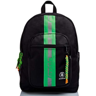 Invicta Sac à Dos, Jelek Reflect Band Sac à Dos Écologique, Sac à Livres, Filles et Garçons, pour L'École, le Sport, les Loisirs, avec Poches Latérales et Pochette pour Ordinateur Portable, Vert - Publicité Invicta Sac à Dos, Jelek Reflect Band Sac à Dos Écologique, Sac à Livres, Filles et Garçons, pour L'École, le Sport, les Loisirs, avec Poches Latérales et Pochette pour Ordinateur Portable, Vert - Publicité