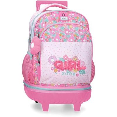 Enso Girl Zone Sac à Dos Compact Détachable 2 Roues Fuchsia 32x45x21 cm Polyester 30.2L - Publicité Enso Girl Zone Sac à Dos Compact Détachable 2 Roues Fuchsia 32x45x21 cm Polyester 30.2L - Publicité