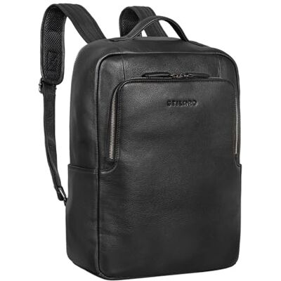 STILORD Sac à Dos d'affaires en Cuir Vintage Grand Sac à Dos Bagages Sac à Dos pour Hommes et Femmes Sac à Dos de Voyage en Cuir véritable Couleur:Noir - Publicité STILORD Sac à Dos d'affaires en Cuir Vintage Grand Sac à Dos Bagages Sac à Dos pour Hommes et Femmes Sac à Dos de Voyage en Cuir véritable Couleur:Noir - Publicité