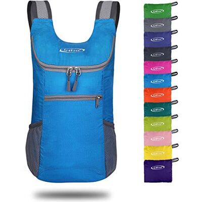 G4Free Sac à Dos Pliable Imperméable Ultra-Léger Sac de Sport Gym Natation École Randonnée Voyage pour Hommes et Femmes - Publicité G4Free Sac à Dos Pliable Imperméable Ultra-Léger Sac de Sport Gym Natation École Randonnée Voyage pour Hommes et Femmes - Publicité