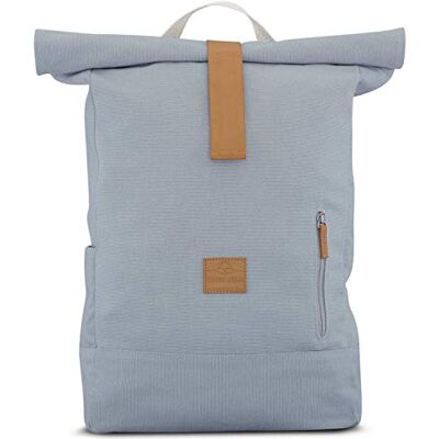 Johnny Urban Sac à dos Rolltop Femme & Homme Gris Adam Large Backpack Voyage & Travail Ordinateur Portable 15.6'' Toile de Coton Résistant à l'eau - Publicité Johnny Urban Sac à dos Rolltop Femme & Homme Gris Adam Large Backpack Voyage & Travail Ordinateur Portable 15.6'' Toile de Coton Résistant à l'eau - Publicité