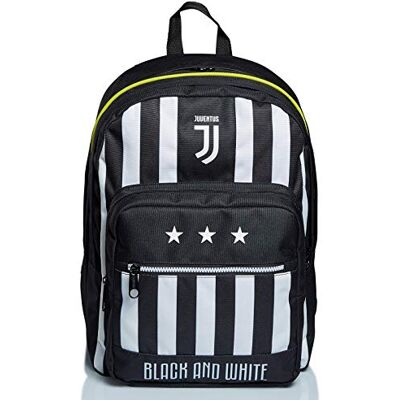 Seven Juventus Double Compartment Backpack, Best Match, Black and White, School & Leisure - Publicité Seven Juventus Double Compartment Backpack, Best Match, Black and White, School & Leisure - Publicité