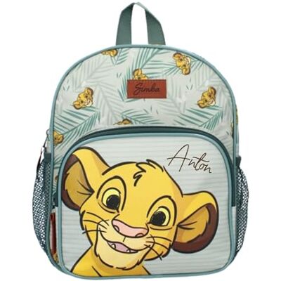 Undercover Sac à dos Disney Le Roi Lion Simba, petit sac à dos de maternelle pour enfants, avec 2 compartiments, personnalisable - Publicité Undercover Sac à dos Disney Le Roi Lion Simba, petit sac à dos de maternelle pour enfants, avec 2 compartiments, personnalisable - Publicité