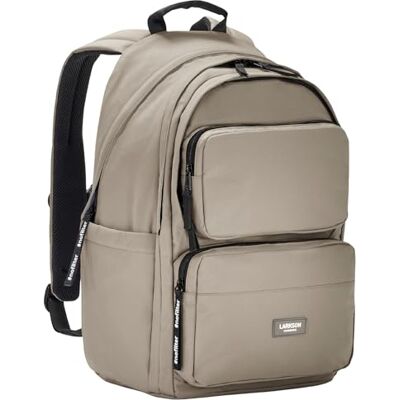 LARKSON Sac à Dos Fille & Garçon Gris No 3 Advanced Sac Ordinateur 16" pour Collège, Sport & Voyage Grand Sac à Dos de Loisirs pour Hommes & Femmes En PET Imperméable - Publicité LARKSON Sac à Dos Fille & Garçon Gris No 3 Advanced Sac Ordinateur 16" pour Collège, Sport & Voyage Grand Sac à Dos de Loisirs pour Hommes & Femmes En PET Imperméable - Publicité