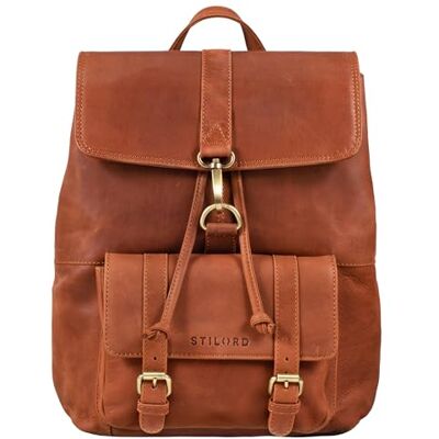 STILORD Sac à Dos Vintage Femme Cuir pour Ordinateur Portable 13,3 Pouces Casual Backpack idéal comme Sac Travail Sac Universitaire Cartable Couleur:Andorra Marron - Publicité STILORD Sac à Dos Vintage Femme Cuir pour Ordinateur Portable 13,3 Pouces Casual Backpack idéal comme Sac Travail Sac Universitaire Cartable Couleur:Andorra Marron - Publicité