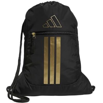 Adidas Sac à dos unisexe Alliance 2, Noir/doré métallisé, Taille unique, Alliance Sackpack Sac à dos avec cordon de serrage pour homme et femme - Publicité Adidas Sac à dos unisexe Alliance 2, Noir/doré métallisé, Taille unique, Alliance Sackpack Sac à dos avec cordon de serrage pour homme et femme - Publicité