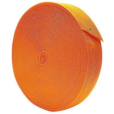 Creative 25 Métre Ruban de Sangle en Nylon, Sangle de Sac, Ruban de Sac à Dos, 16 Couleurs/5 mesures, Travaux Manuels, Craft, Bagage, Ceinture, Sangle de Sac à Dos de Voyage, (Orange 157, 50 mm) - Publicité Creative 25 Métre Ruban de Sangle en Nylon, Sangle de Sac, Ruban de Sac à Dos, 16 Couleurs/5 mesures, Travaux Manuels, Craft, Bagage, Ceinture, Sangle de Sac à Dos de Voyage, (Orange 157, 50 mm) - Publicité