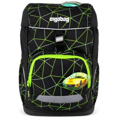 ergobag Flex CyBear Race Black Cartable ergonomique, léger et flexible de 23 litres, idéal pour les filles et les garçons à l'école primaire - Publicité ergobag Flex CyBear Race Black Cartable ergonomique, léger et flexible de 23 litres, idéal pour les filles et les garçons à l'école primaire - Publicité
