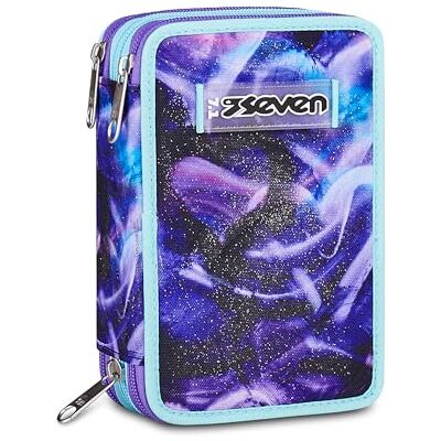 Seven Lovepass Trousse d'école 3 Fermetures éclair avec Triple Compartiment, 45 pièces, avec Crayons, stylos et Couleurs, Accessoires Sac à Dos, école Primaire, Maternelle, Fille - Publicité Seven Lovepass Trousse d'école 3 Fermetures éclair avec Triple Compartiment, 45 pièces, avec Crayons, stylos et Couleurs, Accessoires Sac à Dos, école Primaire, Maternelle, Fille - Publicité
