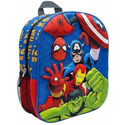 Marvel Avengers Sac à Dos 3D EVA pour Enfants Sac à Dos Scolaire avec Coque Rigide Frontale Sac Léger pour la Maternelle avec Bretelles Réglables Sac à Dos de Voyage pour Garçons - Publicité Marvel Avengers Sac à Dos 3D EVA pour Enfants Sac à Dos Scolaire avec Coque Rigide Frontale Sac Léger pour la Maternelle avec Bretelles Réglables Sac à Dos de Voyage pour Garçons - Publicité