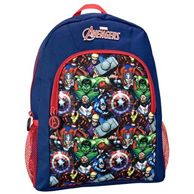 Marvel Sac à dos pour enfants garçons Sac à dos Avengers Sac à lunch Hulk et Captain America Sacs à dos pour enfants Bleu Taille Unique - Publicité Marvel Sac à dos pour enfants garçons Sac à dos Avengers Sac à lunch Hulk et Captain America Sacs à dos pour enfants Bleu Taille Unique - Publicité