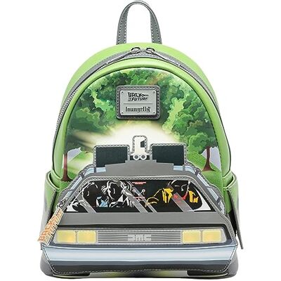 Sac à dos lumineux DeLorean Loungefly - Retour vers le Futur - Publicité Sac à dos lumineux DeLorean Loungefly - Retour vers le Futur - Publicité