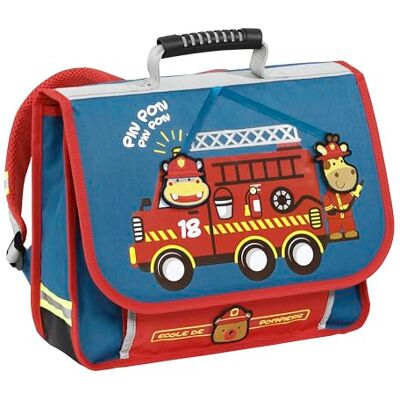Viquel Cartable 35cm garçon Cartable maternelle Mini Pompiers Sac pour l'école confort Bleu - Publicité Viquel Cartable 35cm garçon Cartable maternelle Mini Pompiers Sac pour l'école confort Bleu - Publicité