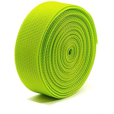 Creative 25 Métre Ruban de Sangle en Nylon, Sangle de Sac, 16 Couleurs/5 mesures, Travaux Manuels, Craft, Bagage, Ceinture, Sangle de Sac à Dos de Voyage, Vert 232, 38 mm - Publicité Creative 25 Métre Ruban de Sangle en Nylon, Sangle de Sac, 16 Couleurs/5 mesures, Travaux Manuels, Craft, Bagage, Ceinture, Sangle de Sac à Dos de Voyage, Vert 232, 38 mm - Publicité