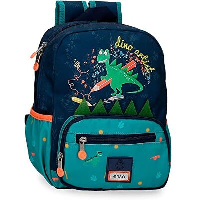 Enso Dino artist Preschool Sac à dos Multicolore 23x28x10 cm Polyester 6,44L - Publicité Enso Dino artist Preschool Sac à dos Multicolore 23x28x10 cm Polyester 6,44L - Publicité