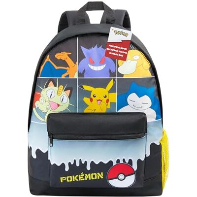 Pokémon Sac a Dos Enfant Ado Pikachu Pokeball Sac Ecole avec Poches Zippées Cartable Scolaire pour Sports Voyage Anime Cadeau Enfant (Noir Grid) - Publicité Pokémon Sac a Dos Enfant Ado Pikachu Pokeball Sac Ecole avec Poches Zippées Cartable Scolaire pour Sports Voyage Anime Cadeau Enfant (Noir Grid) - Publicité