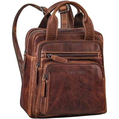 STILORD Petit Sac à Dos Femme Cuir Daypack Mini Rucksack Sac Vintage Femmes Sac a Dos Petit City Backpack Cuir Véritable Sacs à Dos Dames Couleur:Salerno Marron - Publicité STILORD Petit Sac à Dos Femme Cuir Daypack Mini Rucksack Sac Vintage Femmes Sac a Dos Petit City Backpack Cuir Véritable Sacs à Dos Dames Couleur:Salerno Marron - Publicité