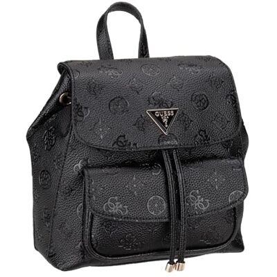 Guess sac à dos de loisirs Cresidia II Flap Backpack Black Logo noir - Publicité Guess sac à dos de loisirs Cresidia II Flap Backpack Black Logo noir - Publicité