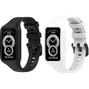 BoLuo 2 Pack Bracelet pour Montre Connectée Huawei Band 6 Pro, Bracelets Montre Loop,Silicone Bande de Sport Remplacement avec fermoir Sangle pour Honor Band 6/ Huawei Band 6 Watch (Noir blanc) - Publicité BoLuo 2 Pack Bracelet pour Montre Connectée Huawei Band 6 Pro, Bracelets Montre Loop,Silicone Bande de Sport Remplacement avec fermoir Sangle pour Honor Band 6/ Huawei Band 6 Watch (Noir blanc) - Publicité