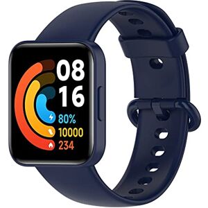 EMMETTBEN Bracelet de montre connectée de sport pour Redmi Watch 2/Watch 2 Lite version internationale, bracelet de montre de remplacement en silicone, noir foncé - Publicité EMMETTBEN Bracelet de montre connectée de sport pour Redmi Watch 2/Watch 2 Lite version internationale, bracelet de montre de remplacement en silicone, noir foncé - Publicité