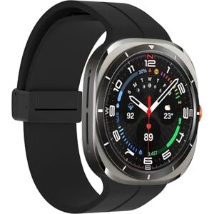 KONAFEI Compatible avec Samsung Galaxy Watch 7 Ultra 47 mm Bracelet magnétique réglable en silicone - Publicité KONAFEI Compatible avec Samsung Galaxy Watch 7 Ultra 47 mm Bracelet magnétique réglable en silicone - Publicité