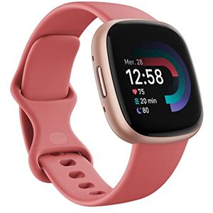 Fitbit Google Versa 4 Montre connectée sport avec GPS intégré et jusqu’à 6 jours d’autonomie de batterie compatible avec Android et iOS, Sable rose/aluminium rose cuivré - Publicité Fitbit Google Versa 4 Montre connectée sport avec GPS intégré et jusqu’à 6 jours d’autonomie de batterie compatible avec Android et iOS, Sable rose/aluminium rose cuivré - Publicité