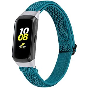 TopTen Bracelet de montre de rechange en nylon doux et respirant tissé compatible avec Samsung Galaxy Fit SM-R370 (Bleu Vert) - Publicité TopTen Bracelet de montre de rechange en nylon doux et respirant tissé compatible avec Samsung Galaxy Fit SM-R370 (Bleu Vert) - Publicité